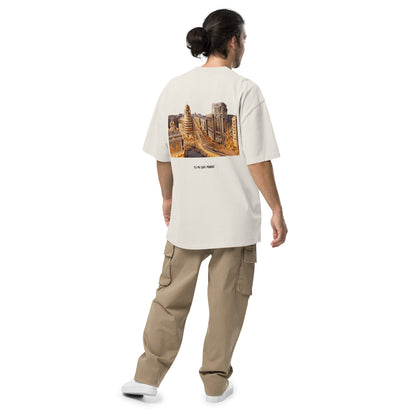 T-shirt oversize Madrizz effet usé